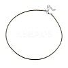 Waxed Cotton Cord Necklace Making MAK-S034-020-2