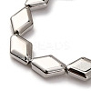 Electroplate Glass Beads Strands EGLA-H109-11D-3