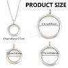 DIY Blank Floating Charm Necklace Making Kit DIY-DR0001-18-2
