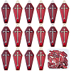 30Pcs 2 Colors Halloween Theme Alloy Enamel Pendants FIND-SC0002-93-1