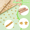 80Pcs Brass Spacer Beads KK-BBC0020-77-3