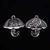Transparent Acrylic Pendants TACR-T024-01B-205-2