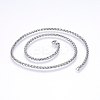 Non-Tarnish 304 Stainless Steel Wheat Chain Necklaces LS-NJEW-F227-05P-01-1