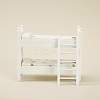 Wood Children Double-Layer Bunk Bed Miniature Ornaments PW-WG88645-01-3