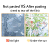 Waterproof PVC Colored Laser Stained Window Film Adhesive Stickers DIY-WH0256-060-8