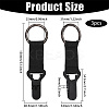 Polyester Plastic Braided Band Hat Clips DIY-WH0899-316-2