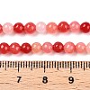 Dyed Natural White Jade Beads Strands G-T140-4mm-A12-5