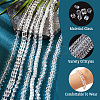 7 Strands 7 Styles Transparent Glass Bead Strands GLAA-TA0002-73-9