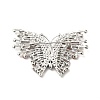 Colorful Rhinestone Butterfly Lapel Pin JEWB-P014-03P-2