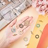 304 Stainless Steel Toggle Clasps STAS-FH0001-14-3
