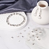 300Pcs 6 Style Tibetan Style Alloy Spacer Beads TIBE-YW0001-24-7