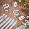 18Pcs PU Leather Snap Bracelets for Women Men BJEW-CY0001-13A-4