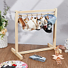 16Pcs 2 Style Wooden Doll Clothes Hangers DOLL-FG0001-03-7