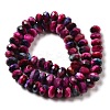 Natural Rainbow Tiger Eye Beads Strands G-NH0002-D05-03-3