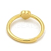 Heart Natural Lapis Lazuli Adjustable Rings RJEW-Q818-02G-03-4