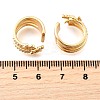 Brass Micro Pave Clear Cubic Zirconia Cuff Earrings EJEW-F370-34G-5