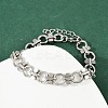 304 Stainless Steel Link Chain Bracelets BJEW-H207-01A-P-2