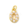 Real 18K Gold Plated Rack Plating Brass Micro Pave Cubic Zirconia Pendants KK-S396-02C-1