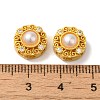 Rack Plating Hollow Brass Cubic Zirconia Beads KK-K381-21A-MG-3