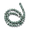 Synthetic Malachite Beads Strands G-I199-32-6mm-F-3