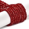 Baking Paint Imitation Jade Glass Bead Strands LS-DGLA-A034-J2MM-A29-1