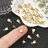 SHEGRACE Brass Folding Crimp Ends XGRQ1U806-367G-5
