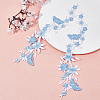 4Pcs Polyester Embroidered Sew on/Iron on Collar Decoration DIY-GF0006-08A-5