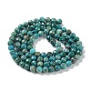 Natural Chrysocolla Beads Strands G-P514-A03-03-3