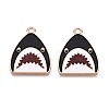 Alloy Enamel Pendants ENAM-T020-60A-1
