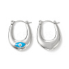 316 Stainless Steel Hoop Earrings LS-EJEW-I282-01A-02P-2
