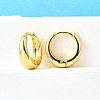 Brass Chunky Hoop Earrings for Women X-EJEW-G297-20G-5