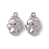 Non-Tarnish 304 Stainless Steel Pendants STAS-G291-12P-1