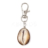 Natural Cowrie Shell Pendant Decorations HJEW-JM03170-01-4