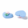 Opaque Resin Cabochons CRES-A050-16-4