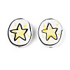 Handmade Porcelain Beads PORC-T134-07-3