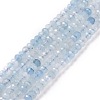 Natural Aquamarine Beads Strand G-E591-02-1
