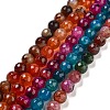 Natural Agate Beads Strands G-G703-10mm-M-2