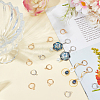 60Pcs 2 Colors Brass Leverback Earring Findings KK-BBC0018-12-3