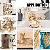 12Pcs 4 Style Basswood Veneer Pieces DIY-OC0009-19-6