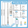 2 Sets Polyoxymethylene(POM) Toy Skeleton Joint DIY-OC0012-28-2