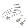 Alloy Rhinestone Dangle Earrings & Pendant Necklaces Sets FS-WG1CFD3-02-1