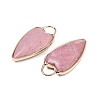 Natural Rhodonite Pendants G-G193-02G-09-2