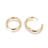 Ion Plating(IP) 304 Stainless Steel Hoop Earrings EJEW-P177-G-08A-1