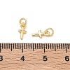 Easter Brass Charms KK-D289-51G-3