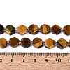 Natural Tiger Eye Beads Strands G-P534-A21-01-5