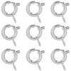 20Pcs Eco-friendly Brass Spring Ring Clasps KK-BBC0027-69B-S-7