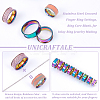 18Pcs 9 Size 201 Stainless Steel Grooved Finger Ring Settings STAS-UN0049-69MC-5