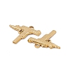 Ion Plating(IP) 304 Stainless Steel Pendants STAS-B031-23G-3