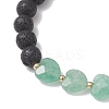 Natural Mixed Gemstone Beads Stretch Bracelets for Women BJEW-JB13204-4