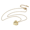 Brass Crystal Rhinestone Pendant Necklaces LS-NJEW-P331-01A-G-2